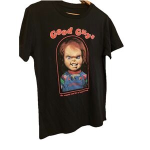 Chucky Good Guys "He Wants You For A Best Friend" T Shirt Women's Size Large